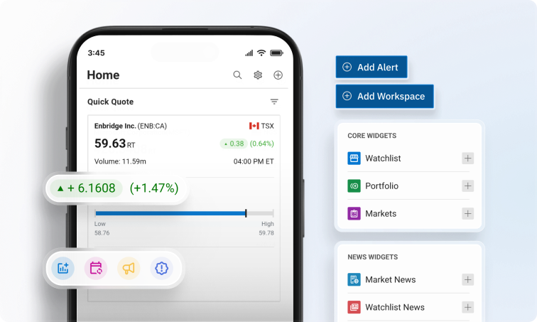 Browser push notification for AAPL stock news from Zacks using Quotestream